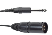 HEADSET CABLE FOR STUDIO, MODERATORS, COMMENTATORS (3PIN XLR MALE, 1/4&quot; JACK)